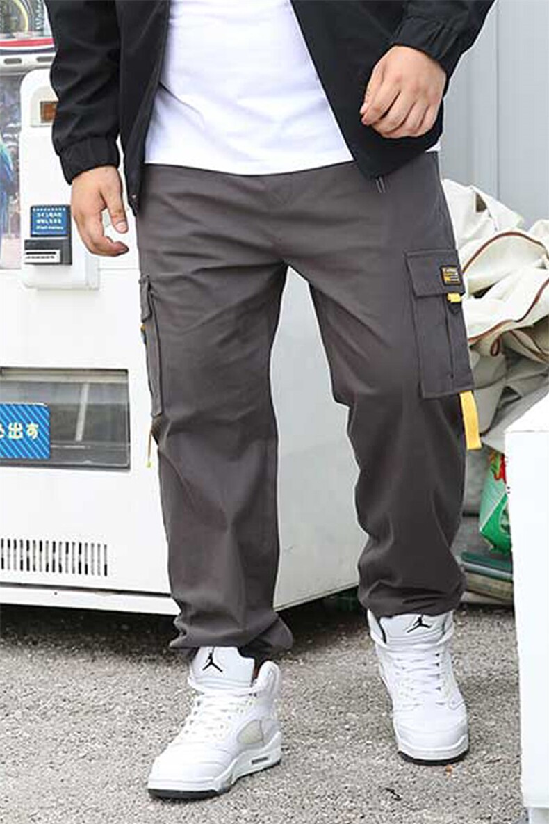 日系加肥加大码男束脚休闲裤弹力工装裤5032-1_8802,男装休闲裤,星座1516-1