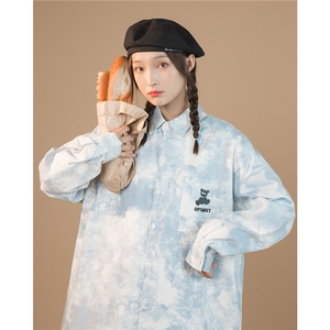 1404-1-c35-P68秋冬新款衬衫纯棉牛仔衬衣图片