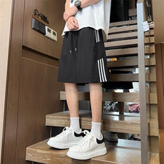 ！2025夏季新款男士冰丝短裤清凉织带运动五分裤DK340特P25，男装休闲裤，电商B220