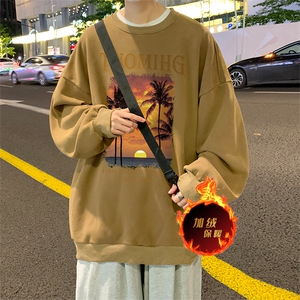 直播品质 500克重磅美式做旧水洗卫衣 H1352-常规特P45-加绒特P55图片