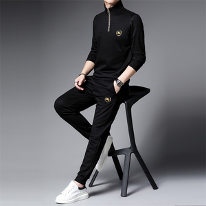 S9837-2钱塘2020-2春秋薄款时尚休闲百搭中青年男士长袖卫衣P137图片