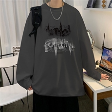 量大图低于控价自动【有货】长袖T恤HD019-1-CT25140-P25，男装T恤，电商019-1