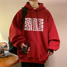 潮流宽松ins休闲男连帽卫衣D325-WY2307-薄款P55厚款P65，男装卫衣，电商D325
