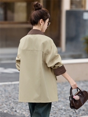 现货2025秋装新款风衣，女装风衣，木子恋