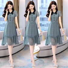 2022夏季新款时尚连衣裙，女装连衣裙，金典明美