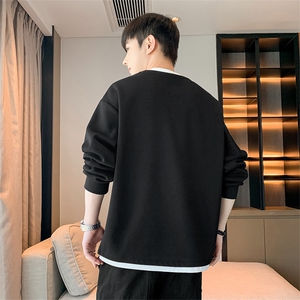 潮流假两件卫衣潮牌宽松休闲上衣A161-WY5503-P40图片
