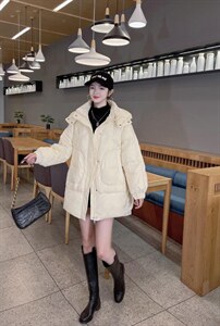 冬季羽绒服，大方款图片