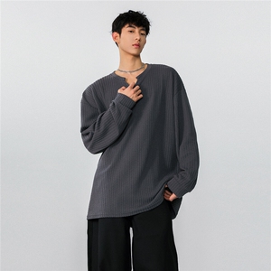 XZ809A/VL01/特P19无差价/控38 深度库存美式V领长T恤卫衣图片