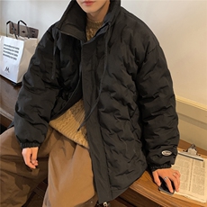 定制面料棉衣男港风半高领棉服男外套男8707P125控168，男装棉衣，星座226-1