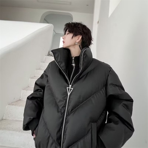 【有货】DF2203-P98冬装美式棉衣男外套加厚保暖皮棉服防风棉袄图片