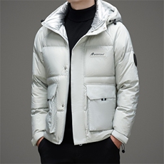 2025新款男士羽绒服中青年冬季短款加厚保暖防寒羽绒服外套男装，男装羽绒服，钱塘6003（原4033）