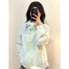 户外轻薄透气防晒衣女款夏季2025新款宽松连帽外套防紫外线防晒服，男装夹克，星座506A