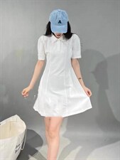 夏季新款韩版洋气学院风修身显瘦连衣裙，女装连衣裙，L·H·X