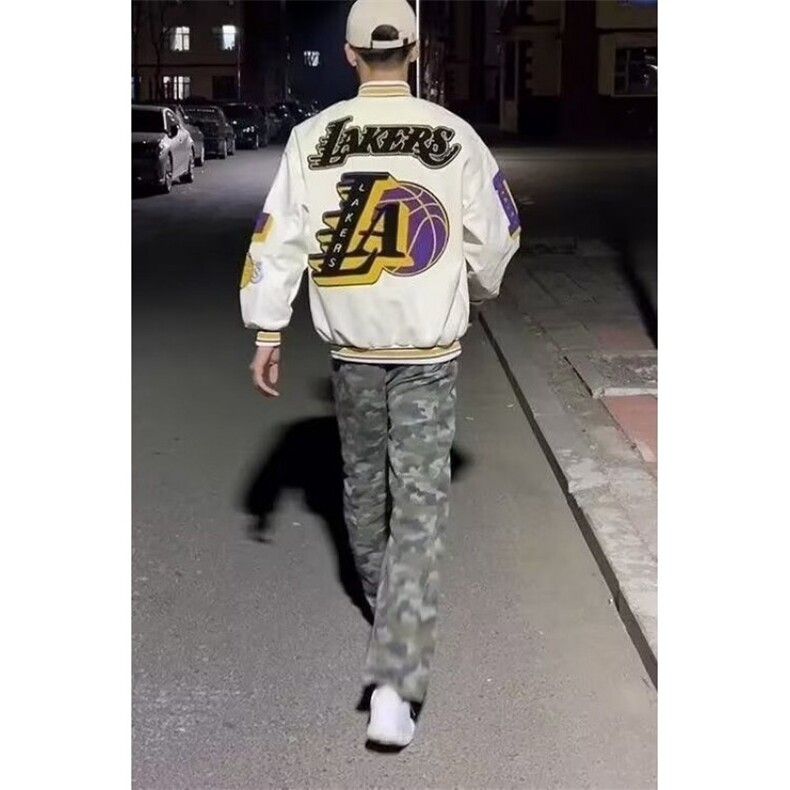 2025春秋欧美美式复古毛呢飞行服外套宽松潮牌宽松休闲男士棒球服,女装短外套,星座506A