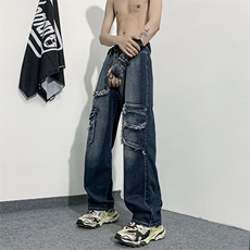 美式牛仔裤男春秋新款休闲直筒裤N3003P45，男装牛仔裤，星座1116-2