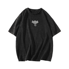 夏季新品青少年潮复古水洗简约纯棉T恤短袖男女1522-P50控价68，男装T恤，电商A441-1