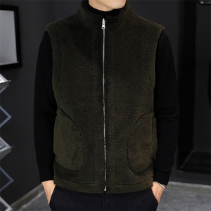 秋冬季高品质颗粒绒马甲皮毛一体双面穿马甲XZ310B-3-M87-P73图片