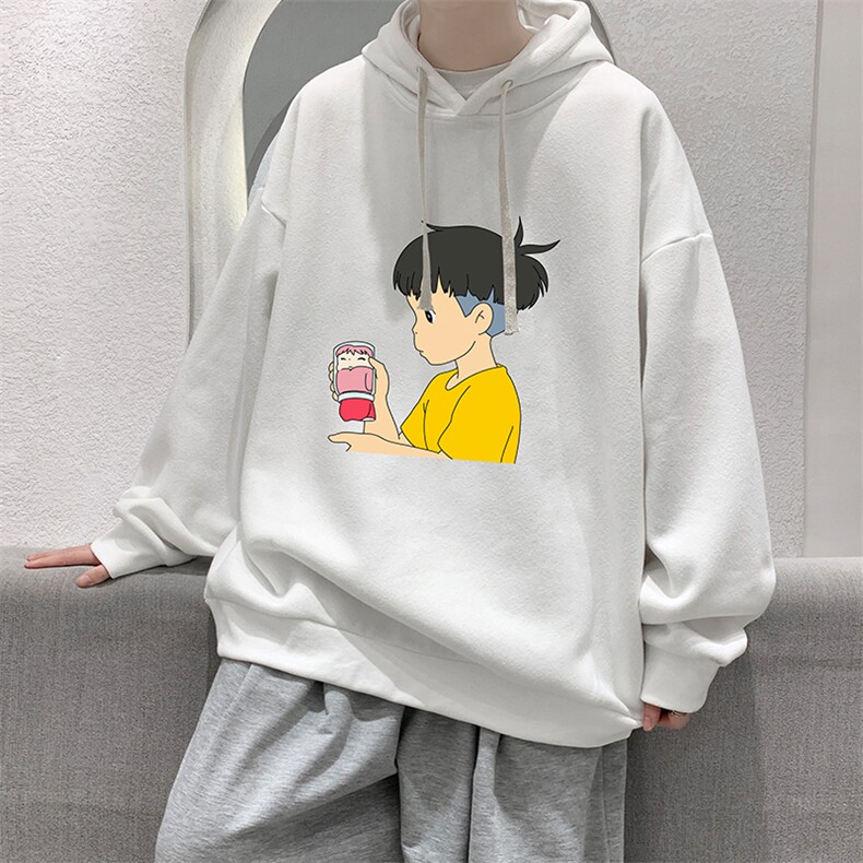 WY2200-P35 加绒款-P40 纯棉连帽卫衣男大码运动帽衫宽松薄外套男图片