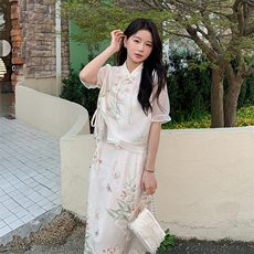 现货210-2833-P130-k198新中式风气质高端套装，女装套装/套裙，韩蜜菓