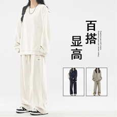 时尚显高显瘦百搭休闲套装重磅条绒TZ818-特批98，男装休闲套装，星座718