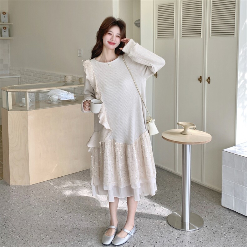 26春新款现-优雅亮丝小众设计感华夫格连衣裙2611-P180K288,女装连衣裙,2B190