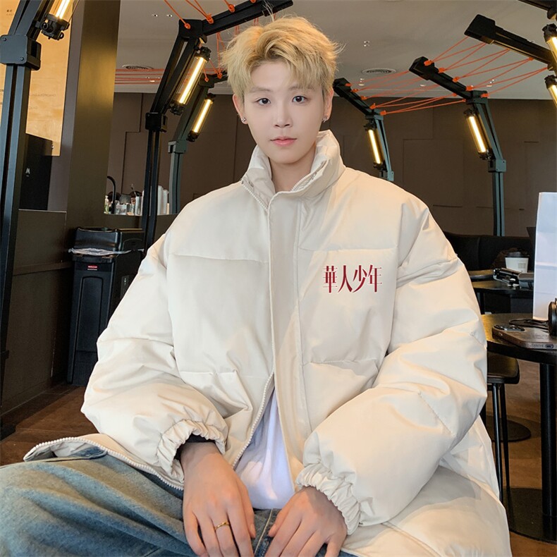 ！2025秋冬新款男士立领棉衣百搭简约棉服外套MY306特P55图片