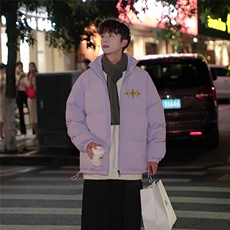 抖音品质冬季潮流新款棉服宽松百搭加厚外套MY23415特批70控118，男装棉衣，星座605(原A050)