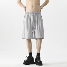 冰丝短裤男夏季新款凉感运动裤宽松休闲潮流薄款3012-特批25，男装休闲裤，星座718-1