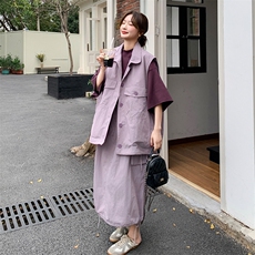 现?货?春款慵懒简约三件套2D151-2517-P225-K308，女装套装/套裙，2D151