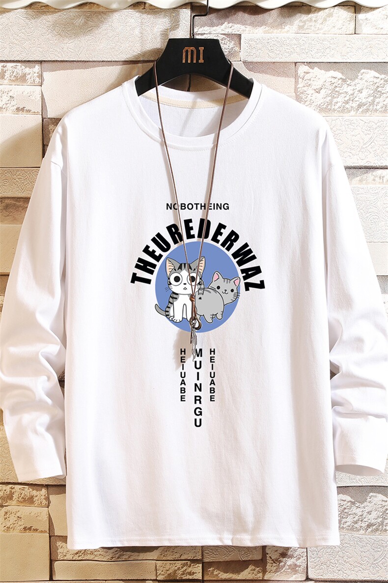 TX3160-P25纯长袖t恤男大码圆领打底衫体恤上衣服,男装T恤,电商A040A