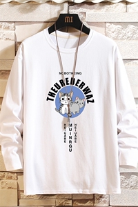 TX3160-P25 纯长袖t恤男大码圆领打底衫体恤上衣服图片