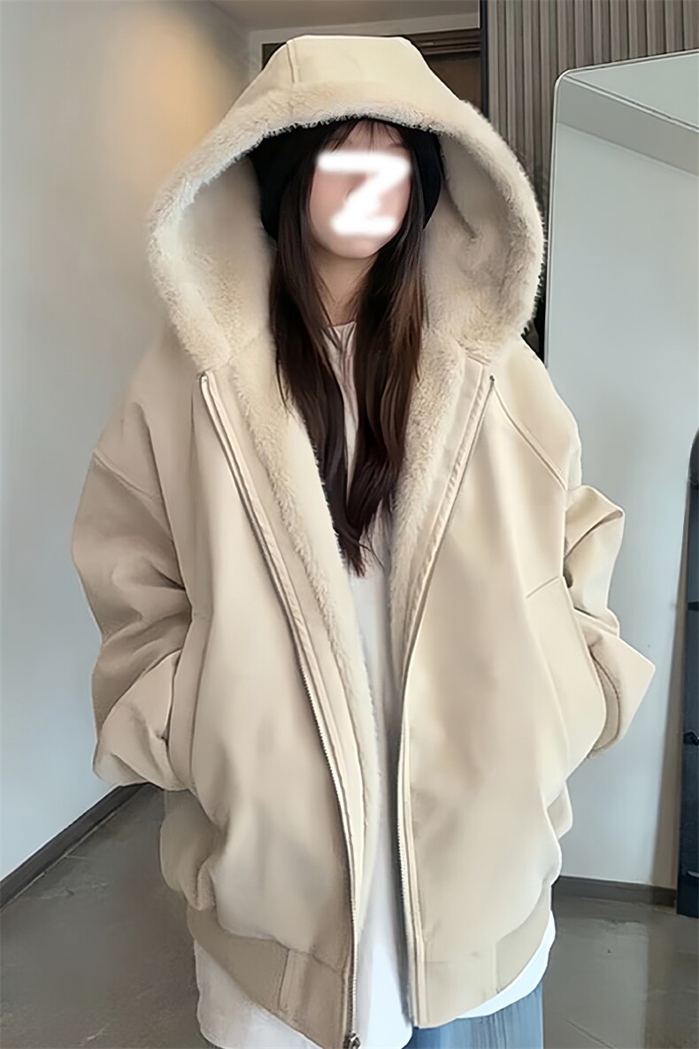 网图荔枝纹PU皮座山雕连帽加绒保暖大码棉衣外套男M24988-特P85,男装棉衣,电商A001