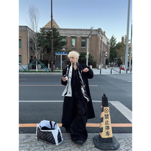 痞帅韩系长款风衣CF070-P98 加棉105图片