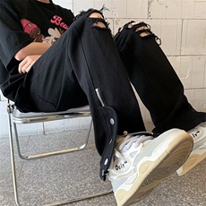 青春流行ins男直筒水洗牛仔裤N3023P38，男装牛仔裤，星座1116-2