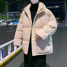 冬季字母印花加厚棉衣男潮流休闲棉袄棉服新款男A266-WT09-P65，男装棉衣，电商A266