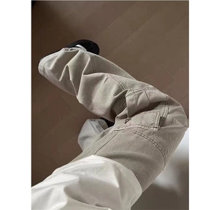 【有货】DK84-P65原版质量美式复古多口袋工装裤男女宽松阔腿长裤图片