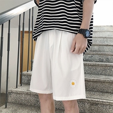 2023夏季新款休闲短裤男士韩版青少年中裤五分裤DK517特批16，男装休闲裤，星座718-1