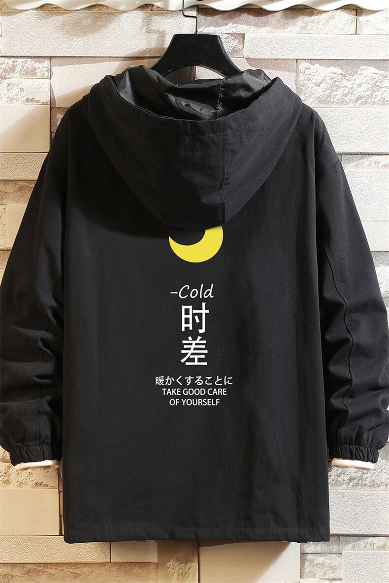 JK41047-P85加棉款-P115纯棉连帽夹克男士大码工装夹克男砖墙,男装夹克,电商A040A