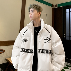 ！2025冬季新款男士字母印花棉衣百搭棉服外套8822特P108图片