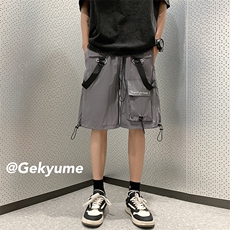8XL-M特大码肌理感五分裤户外登山裤冲锋裤短裤男DK1502P49控68，男装牛仔裤，电商D206-1