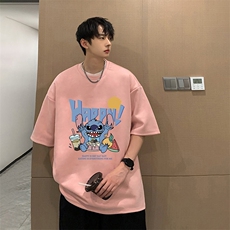 麂皮绒短袖t恤男大码半袖男JD82077-P25，男装T恤，电商A040