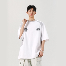 凉感双色拼接设计羽毛球球服大码M-5XL短袖T恤男DX78029P50控78，男装T恤，星座226-1