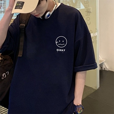 Q11072-P30春夏季七分袖t恤男大码五分袖男短袖中袖，男装T恤，电商A040