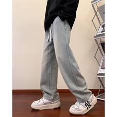大量现货，抖音高品质!宽松直筒牛仔裤男A080-9299-特P38控68，男装牛仔裤，电商A080