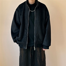 现货新款冬季羊毛呢子外套男士短款宽松休闲夹克A351-AJ2621-P135，男装夹克，电商A351