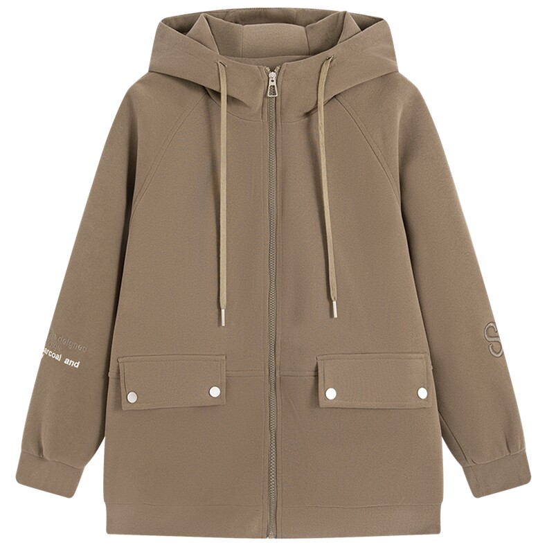 749款棉衣外套宽松加厚加绒保暖新品,女装棉衣/棉服,秋牧寒烟