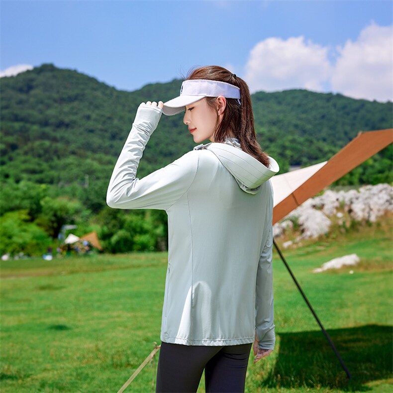 UPF50+冰丝防晒衣女夏2025新款防紫外线原纱防晒服薄款外套，女装防晒衣，可可小西