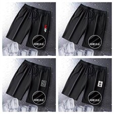 wish跨境大码新款夏季男士冰丝短裤网眼1210-2-DK合集-P10，男装牛仔裤，星座1816-2（原1210–2）