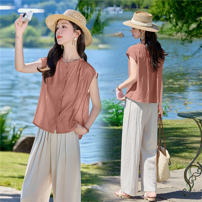 现货。新品2026年夏季时尚品质女士两件套套装,女装套装/套裙,依万里