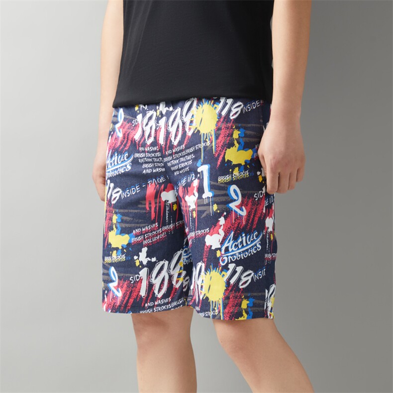 2025夏季新款休闲宽松裤子男五分裤清凉裤男短裤大码男士沙滩裤，男装牛仔裤，星座1607